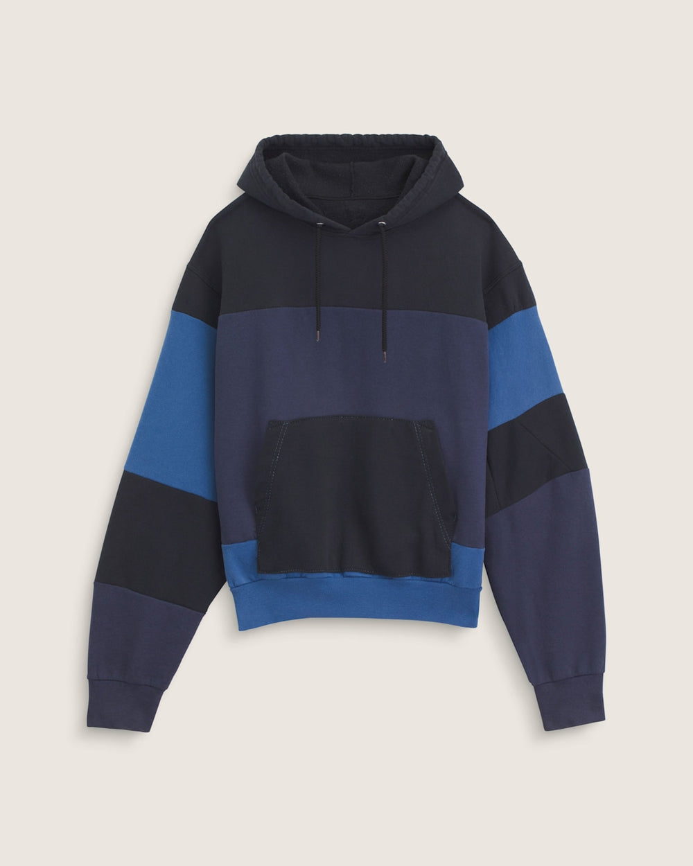 Women|Men Vans Waffle Shop Reimagined Pieced Hoodie in Blue