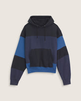 Women|Men Vans Waffle Shop Reimagined Pieced Hoodie in Blue