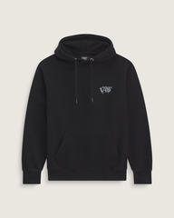 Women|Men Vans Waffle Shop Optic Eye Pullover Hoodie in Black