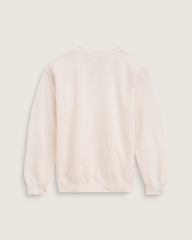 Women|Men Vans Waffle Shop Wave Blend Crewneck Sweatshirt in Marshmallow White