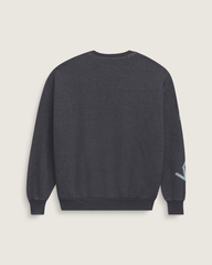 Women|Men Vans Waffle Shop Skate Crest Crewneck Sweatshirt in Charcoal Grey