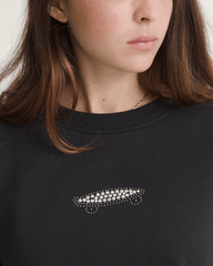 Women Vans Salton Pearls Crew Sweatshirt in Black