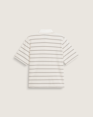 Women Vans Rugby Shirt in Marshmallow White