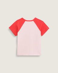 Women Vans Gracie Raglan T-Shirt in Coral Blush Pink