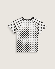 Women Vans Gracie Raglan T-Shirt in Blanc De Blanc White