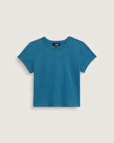Women Vans Jersey Knit Shirt in Stv Navy Blue