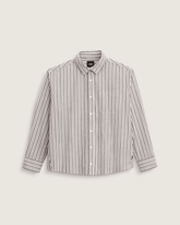 Women Vans Utility Stripe Shirt in Black-White