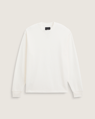 Women|Men Vans Navigate Long Sleeve Thermal Shirt in Egret White
