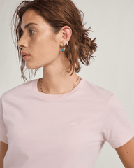 Women Vans Salton T-Shirt in Sepia Rose Pink