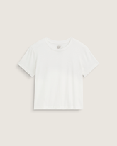 Women Vans Salton T-Shirt in Marshmallow White