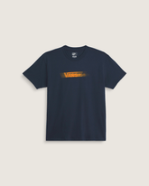 Women Vans Blur Drop T-Shirt in Navy