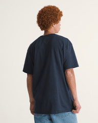 Women Vans Blur Drop T-Shirt in Navy