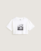 Women Vans Rhythm Relaxed Crop T-Shirt in White