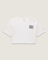 Women Vans Wildthorn Reflective T-Shirt in Cream White