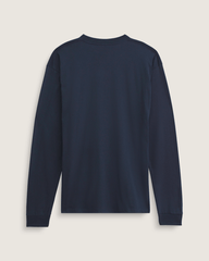 Women Vans Blur Drop Long Sleeve T-Shirt in Navy