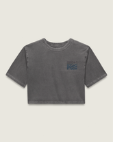 Women Vans Wildthorn Reflective T-Shirt in Faded Black