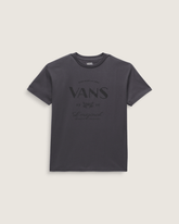 Women Vans French Lost Thoughts T-Shirt in Asphalt Grey