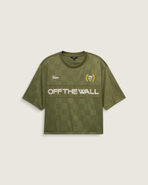 Women Vans Stevies Sports Jersey in Loden Green