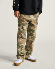 Women|Men Vans Drill Chore Carpenter Loose Denim Pants in Vintage Camo Black