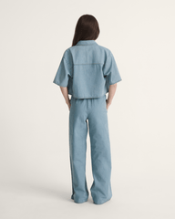 Women Vans Wren Denim Pant in True Navy