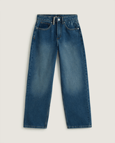 Women Vans Sirelle Embroidered Denim Pants in Vintage Indigo Blue
