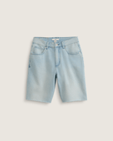 Women Vans Sirelle Cut-Off 9'' Jorts in Light Stonewash Blue