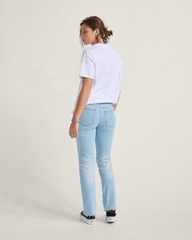 Women Vans Annabelle Pants in Light Stonewash Blue