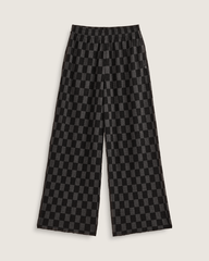 Women Vans Wren Checkerboard Pants in Checkerboard Black / Grey