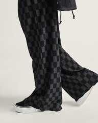 Women Vans Wren Checkerboard Pants in Checkerboard Black / Grey