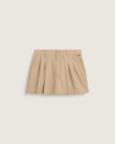 Women Vans Authentic Chino Mini Skirt in Incense Brown