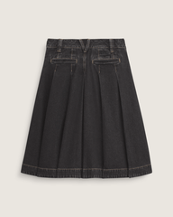 Women Vans Authentic Chino Denim Skirt in Rinse Black