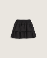 Women Vans Ava Tiered Mini Skirt in Black