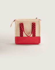 Women|Men Vans Lil Pergs Tote Bag in Crimson Haze Red