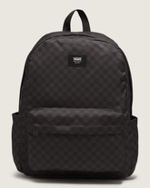 Women|Men Vans Old Skool Checkerboard Backpack in Checkerboard Black / Charcoal Grey