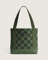 Women|Men Vans Pergs Midi Tote Bag in Checkerboard Pine Forest Green