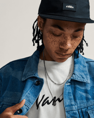 Women|Men Vans Skate Snapback Hat by Atiba Jefferson in Atiba Black