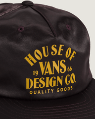 Women|Men Vans Vans HOV Snapback Hat in Dark Port Red
