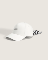 Women|Men Vans Bow Back Hat in Marshmallow White