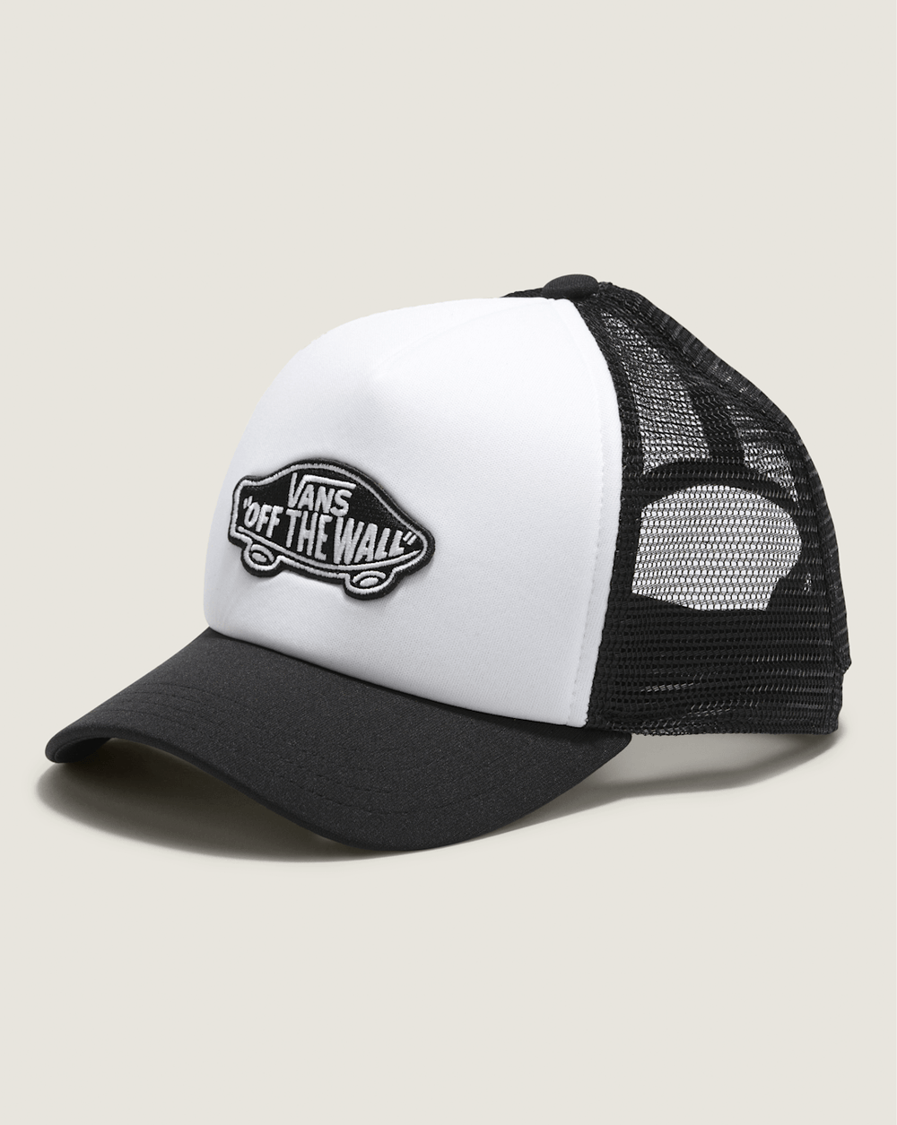 Women|Men|Kids Vans Kids Classic Patch Trucker Hat in Black / White