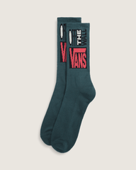 Women|Men Vans Hardin Crew Socks in Mossy Olive Green