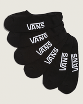 Women|Men Vans Classic No Show Socks 3-Pack in Black