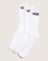 Women|Kids Vans Kids Classic Crew Socks 3-Pack in White
