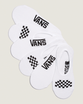 Women|Kids Vans Kids Classic Canoodle Socks 3-Pack in White / Black
