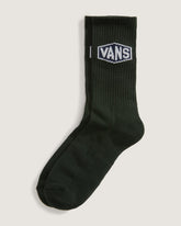 Women|Men Vans Stowers Crew Socks in Dried Kelp Green