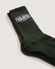 Women|Men Vans Stowers Crew Socks in Dried Kelp Green