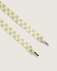 Women|Men Vans Waffle Shop Checker Shoelace in Yellow / Beige