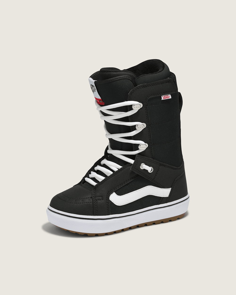 Women|Men Vans Hi-Standard OG Black/White 19 Snowboard Boots