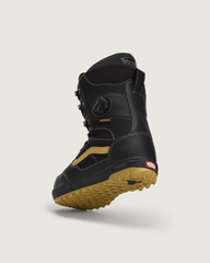 Women|Men Vans Invado Pro X Rene Rinnekangas Snowboard Boot in Black / Gold Yellow