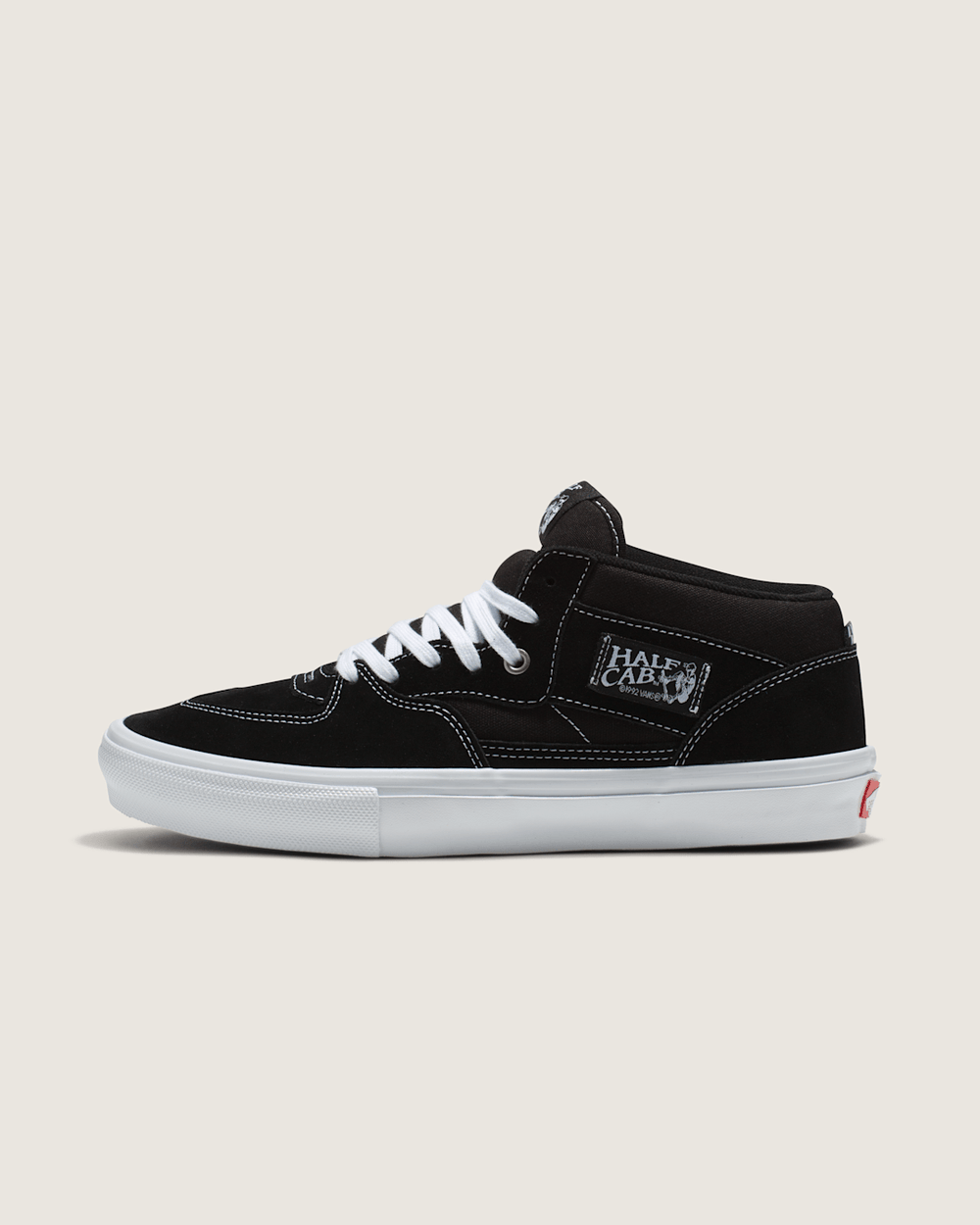Women|Men Vans Skate Half Cab Black/White Skate Shoe