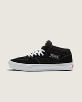 Women|Men Vans Skate Half Cab Black/White Skate Shoe